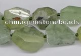 CNG3532 15.5 inches 12*16mm - 13*18mm faceted nuggets prehnite beads