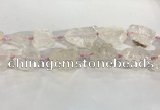 CNG3559 15.5 inches 18*20mm - 25*30mm nuggets rough rose quartz beads