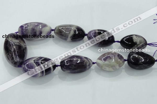 CNG356 15.5 inches 20*30mm - 30*40mm nuggets amethyst beads