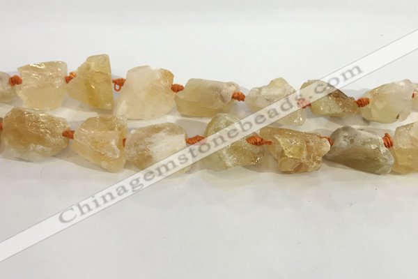 CNG3563 15.5 inches 18*20mm - 25*30mm nuggets rough citrine beads