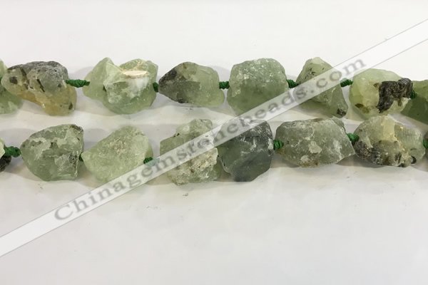 CNG3564 15.5 inches 18*20mm - 25*30mm nuggets rough prehnite beads