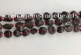 CNG3579 15.5 inches 10*14mm - 12*16mm nuggets garnet gemstone beads