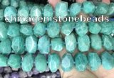 CNG3610 15.5 inches 13*20mm - 15*24mm faceted nuggets amazonite beads