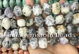 CNG3611 15.5 inches 13*20mm - 15*24mm faceted nuggets white opal beads