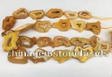CNG3636 15.5 inches 22*30mm - 30*40mm freeform druzy agate beads