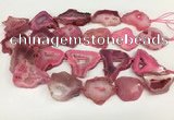 CNG3639 15.5 inches 22*30mm - 30*40mm freeform druzy agate beads