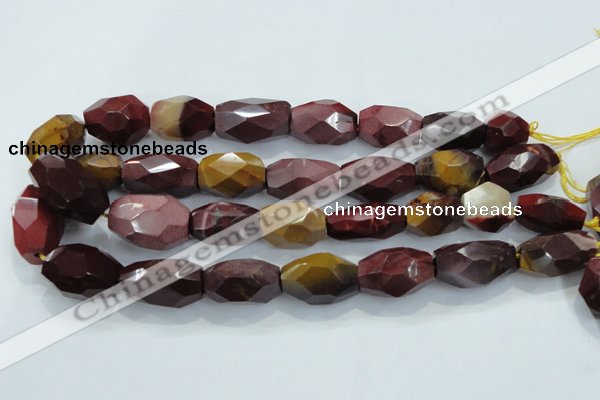 CNG371 15.5 inches 20*25mm faceted nuggets mookaite beads