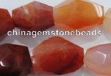 CNG391 15.5 inches 13*18mm – 18*24mm faceted nuggets agate beads