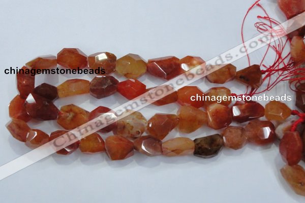 CNG392 15.5 inches 18*20mm – 22*25mm faceted nuggets agate beads