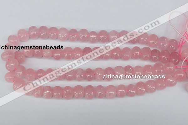 CNG41 15.5 inches 11*15mm nuggets rose quartz gemstone beads