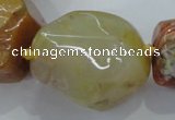 CNG416 15.5 inches 18*20mm - 28*40mm nuggets agate gemstone beads