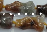 CNG425 15.5 inches 20*30mm - 20*45mm nuggets colorfull-phantom beads