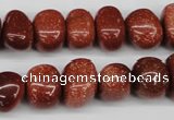 CNG43 15.5 inches 11*15mm nuggets goldstone gemstone beads