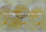 CNG431 15.5 inches 15*20mm – 25*30mm nuggets citrine gemstone beads