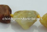 CNG432 15.5 inches 18*25mm – 25*38mm nuggets agate gemstone beads