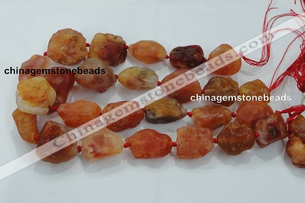 CNG433 15.5 inches 18*25mm – 32*40mm nuggets agate gemstone beads