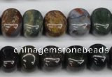 CNG44 15.5 inches 11*15mm nuggets Indian agate gemstone beads