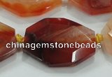 CNG446 15.5 inches 18*20mm – 30*42mm faceted nuggets agate beads