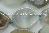 CNG451 15.5 inches 20*28mm - 30*42mm nuggets agate gemstone beads