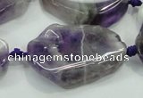 CNG453 15.5 inches 20*25mm - 25*40mm nuggets amethyst gemstone beads