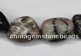 CNG46 15.5 inches 18*25mm nuggets staurolite gemstone beads