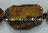 CNG462 15.5 inches 20*25mm - 25*55mm nuggets tiger eye beads