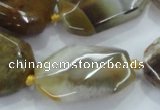 CNG468 15.5 inches 15*20mm - 20*32mm nuggets agate beads