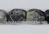 CNG47 15.5 inches 18*20mm faceted nuggets jasper gemstone beads