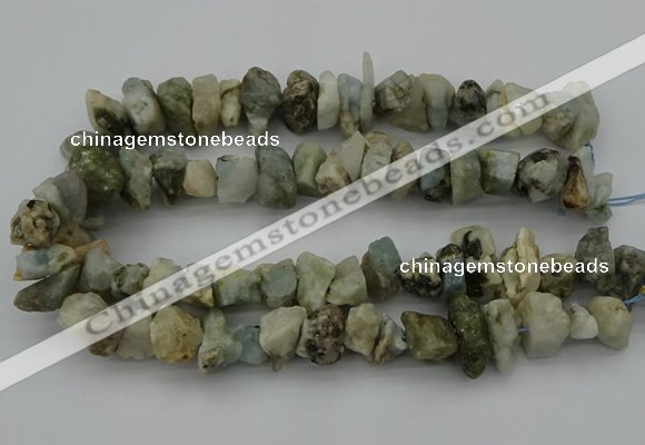 CNG5011 15.5 inches 10*15mm - 15*20mm nuggets aquamarine beads