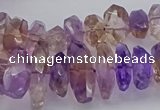 CNG5026 15.5 inches 7*12mm - 10*18mm faceted nuggets ametrine beads