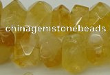 CNG5048 15.5 inches 12*16mm - 13*18mm faceted nuggets citrine beads