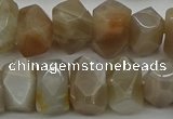 CNG5054 15.5 inches 10*14mm - 12*16mm faceted nuggets moonstone beads