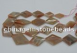 CNG5064 15.5 inches 20*30mm - 35*45mm faceted freeform sunstone beads