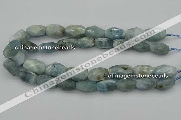 CNG5068 15.5 inches 13*20mm - 15*25mm faceted nuggets aquamarine beads