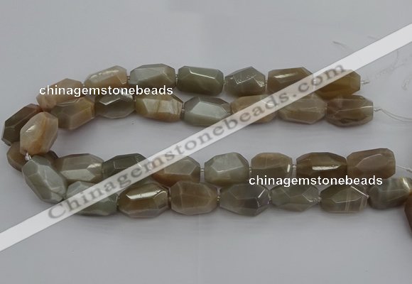 CNG5089 15.5 inches 13*18mm - 15*25mm faceted nuggets sunstone beads