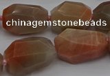 CNG5090 15.5 inches 13*18mm - 15*25mm faceted nuggets sunstone beads