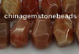 CNG5093 15.5 inches 13*18mm - 15*20mm faceted nuggets sunstone beads