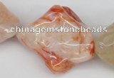 CNG51 15.5 inches 25*35mm nuggets agate gemstone beads