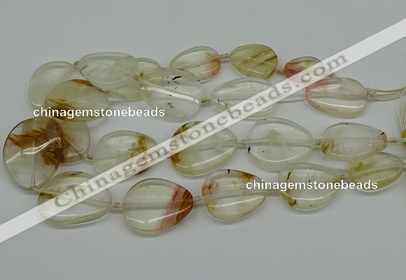 CNG5154 16*22mm - 30*35mm freeform volcano cherry quartz beads