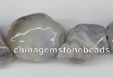 CNG52 15.5 inches 24*30mm nuggets botswana agate gemstone beads