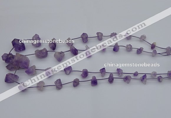 CNG5260 15.5 inches 5*8mm - 15*20mm nuggets amethyst beads