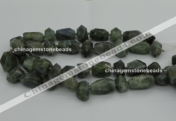 CNG5280 15.5 inches 12*16mm - 18*25mm faceted nuggets labradorite beads