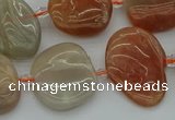 CNG5290 15.5 inches 13*18mm - 15*20mm freeform moonstone beads