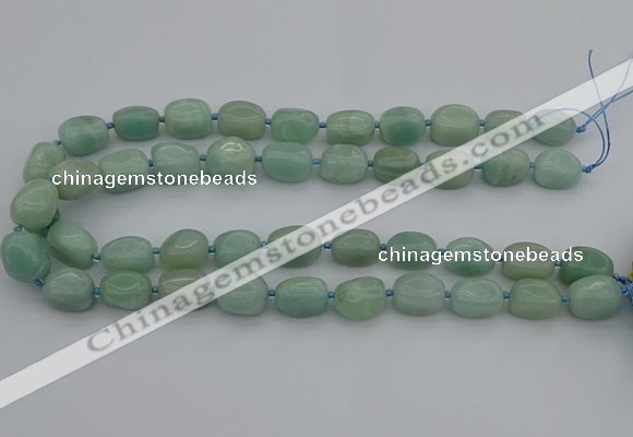 CNG5299 15.5 inches 8*12mm - 12*16mm nuggets amazonite beads