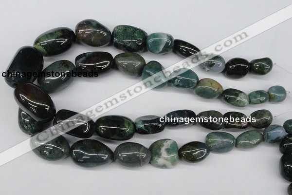 CNG53 15.5 inches 12*18mm - 24*30mm nuggets grass agate beads