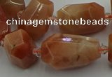 CNG5305 15.5 inches 12*16mm - 15*20mm faceted nuggets moonstone beads