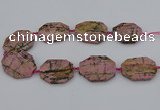 CNG5316 15.5 inches 25*35mm - 35*45mm freeform rhodonite beads