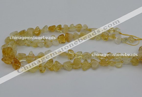 CNG5331 15.5 inches 6*8mm - 13*18mm nuggets citrine beads