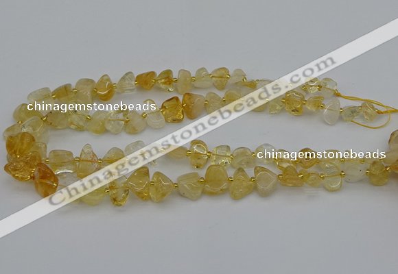 CNG5331 15.5 inches 6*8mm - 13*18mm nuggets citrine beads