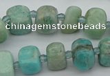 CNG5378 15.5 inches 8*12mm - 12*16mm nuggets amazonite beads